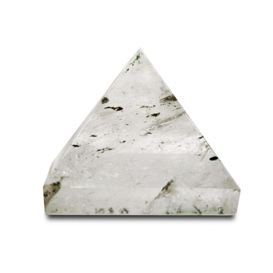"Crystal Sphatik Pyramid – A symbol of clarity, healing, and positive energy."