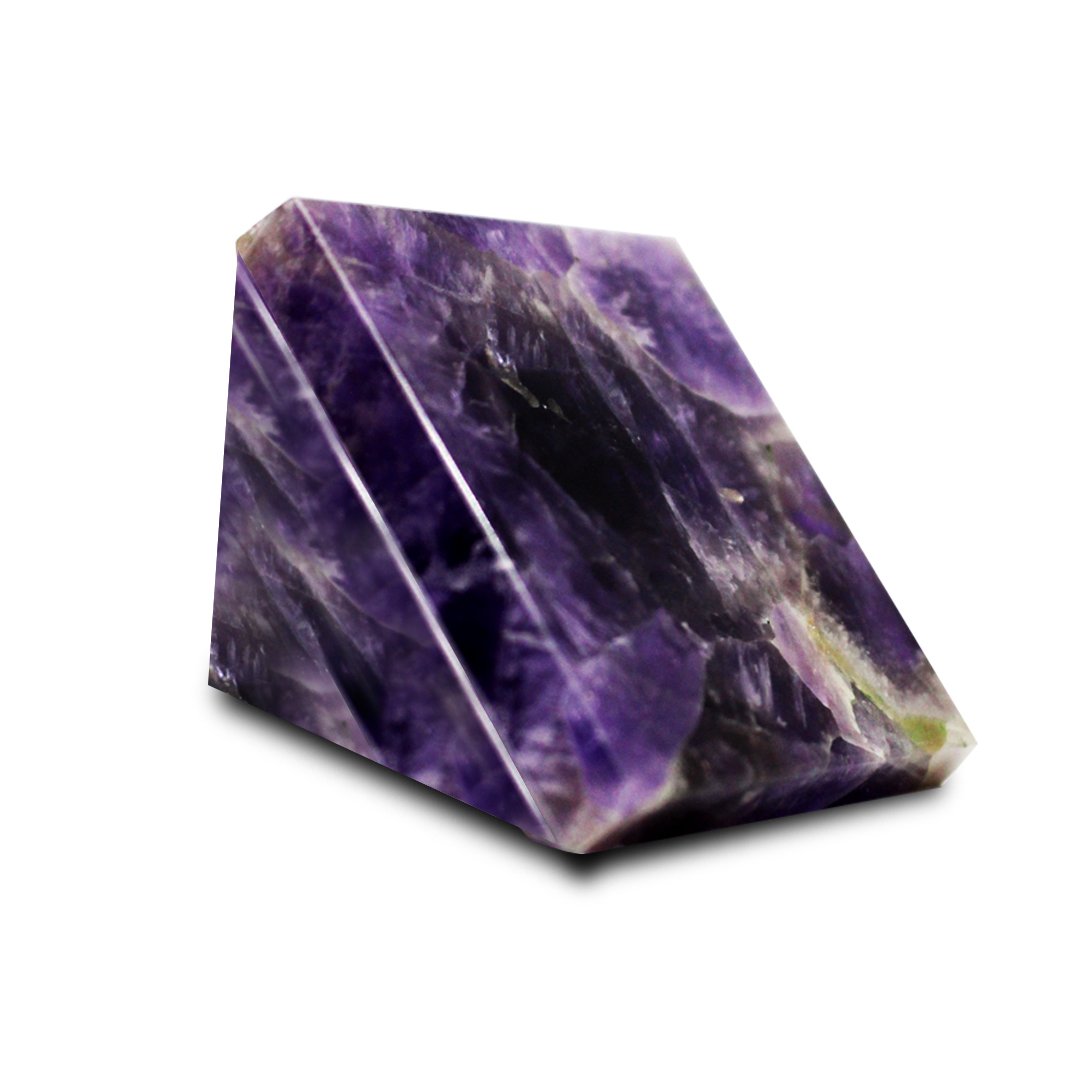 "Amethyst Pyramid – A symbol of spiritual wisdom, protection, and positive energy."
