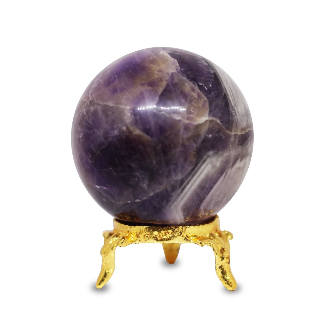 "Amethyst Sphere Ball – A powerful crystal for spiritual healing, intuition, and emotional balance."