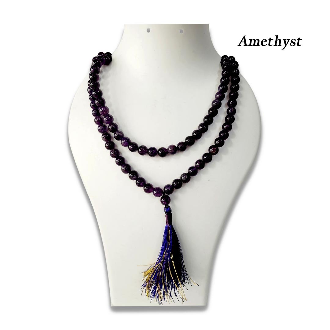 Amethyst Gemstone Mala - Image 2