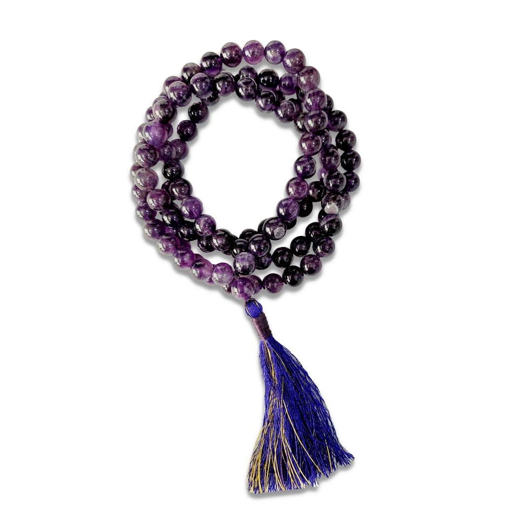 Amethyst Gemstone Mala