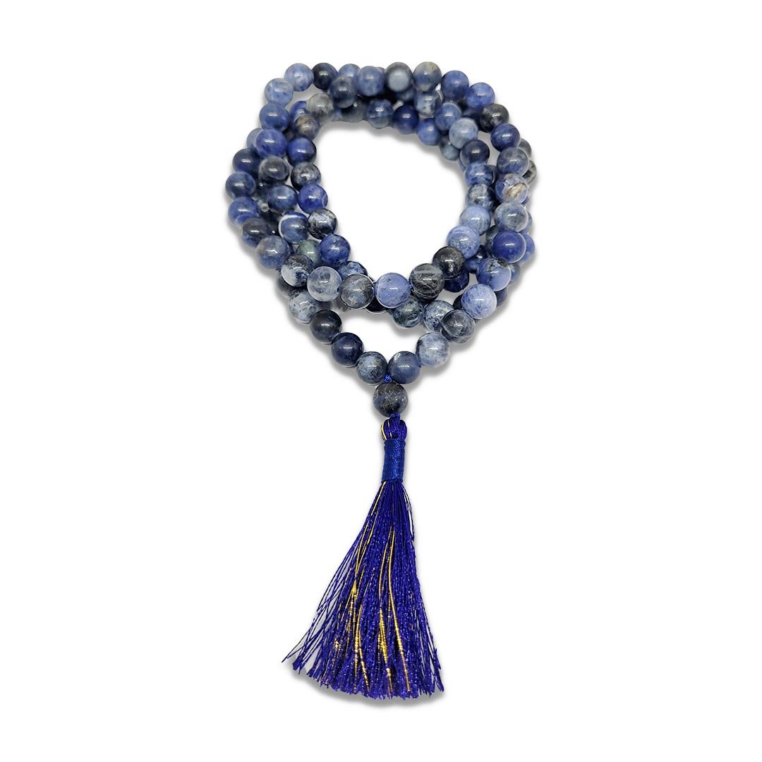 Blue Sodalite Gemstone Mala