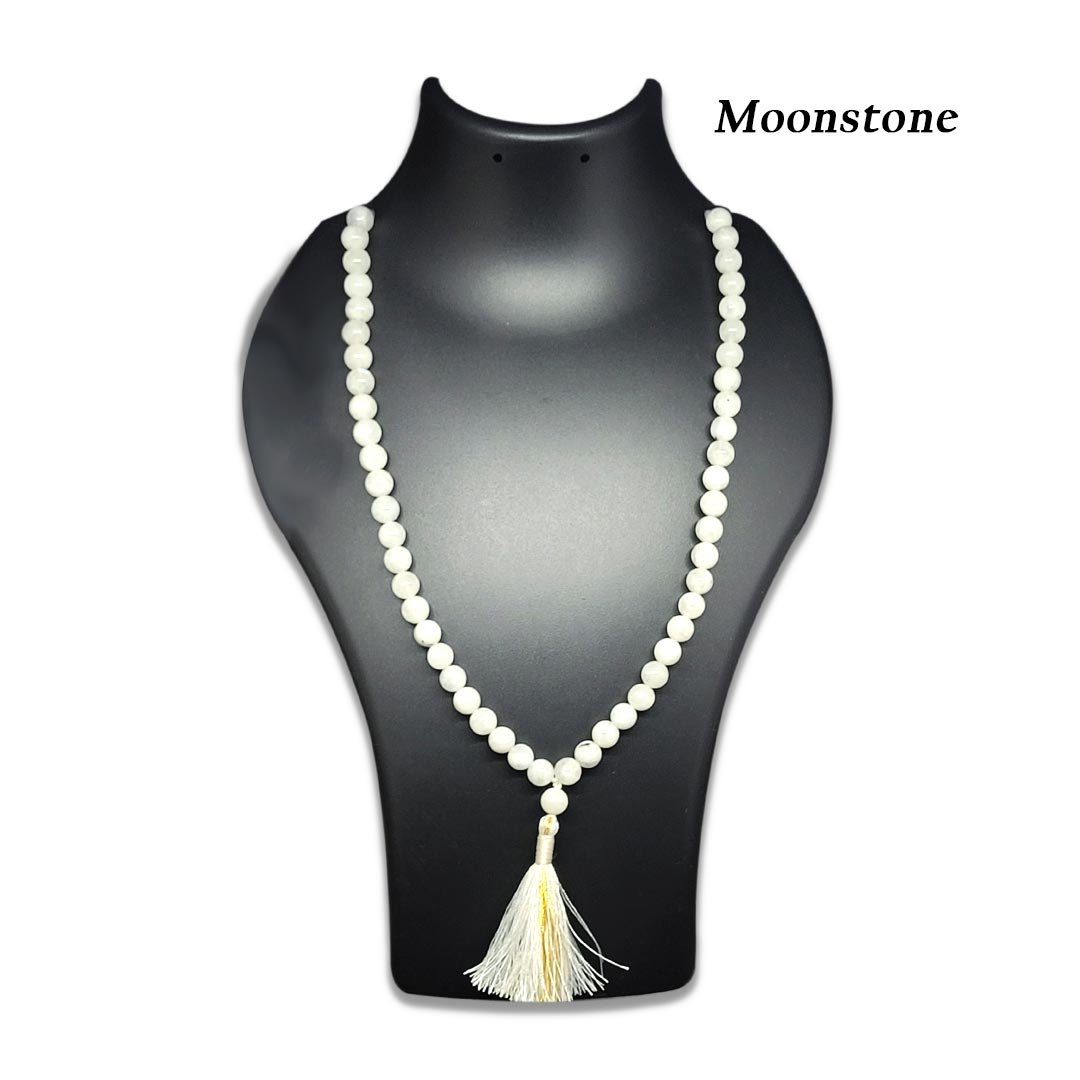 Moonstone Gemstone Mala - Image 2
