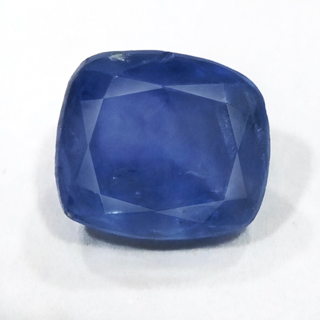 Exquisite Natural Blue Sapphire gemstone with deep blue hues, symbolizing wisdom, power, and prosperity.