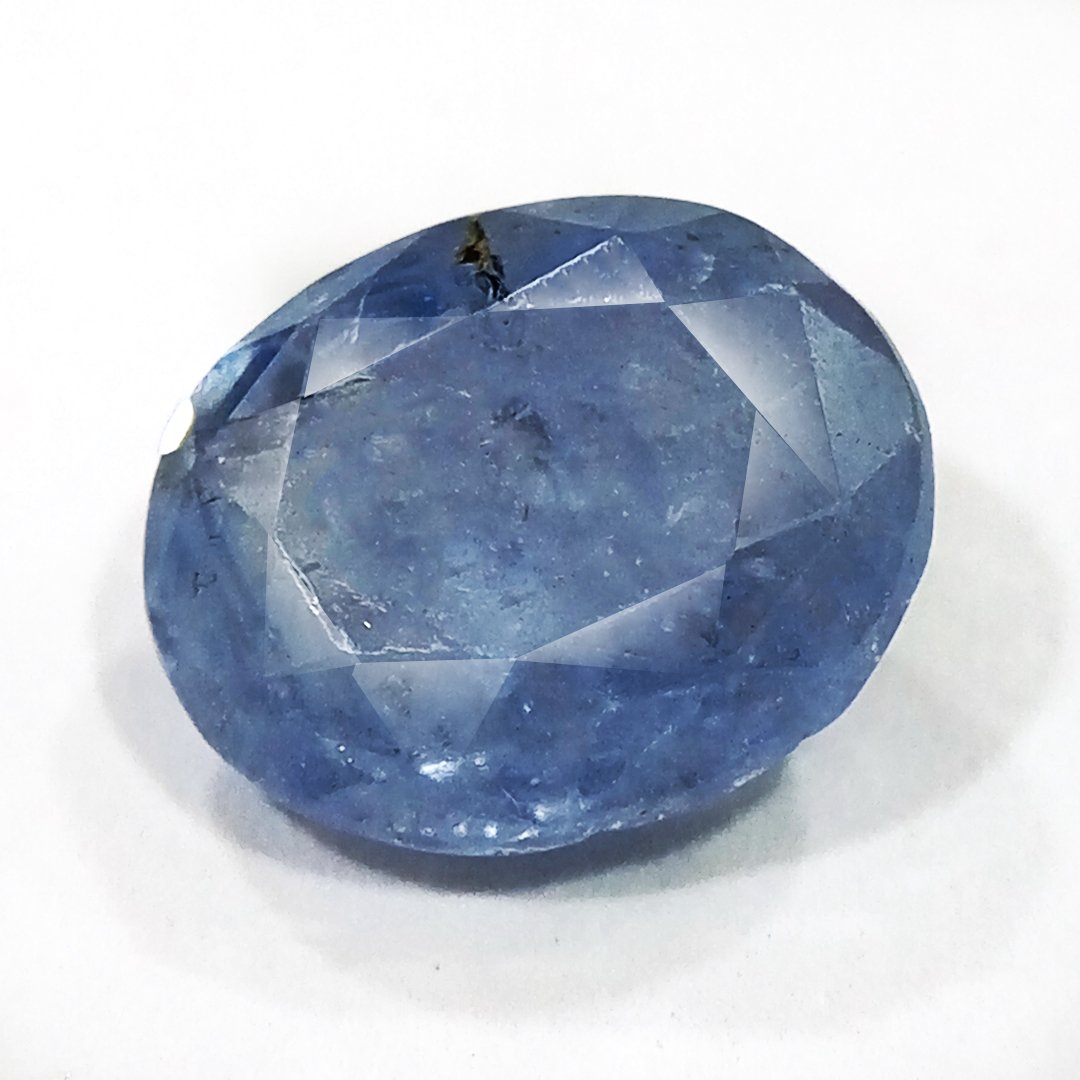 Exquisite Natural Blue Sapphire gemstone with deep blue hues, symbolizing wisdom, power, and prosperity.