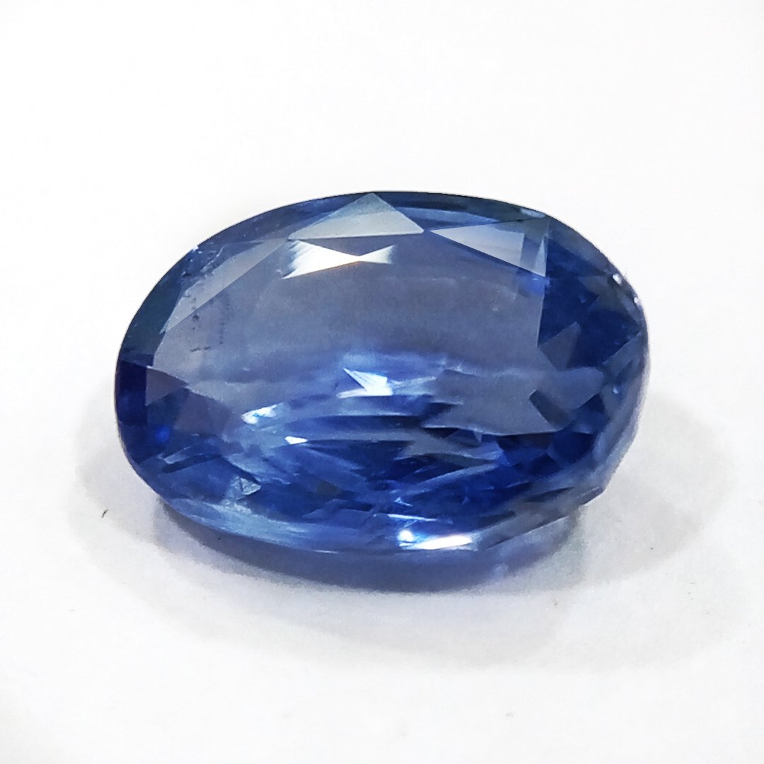 Exquisite Natural Blue Sapphire gemstone with deep blue hues, symbolizing wisdom, power, and prosperity.