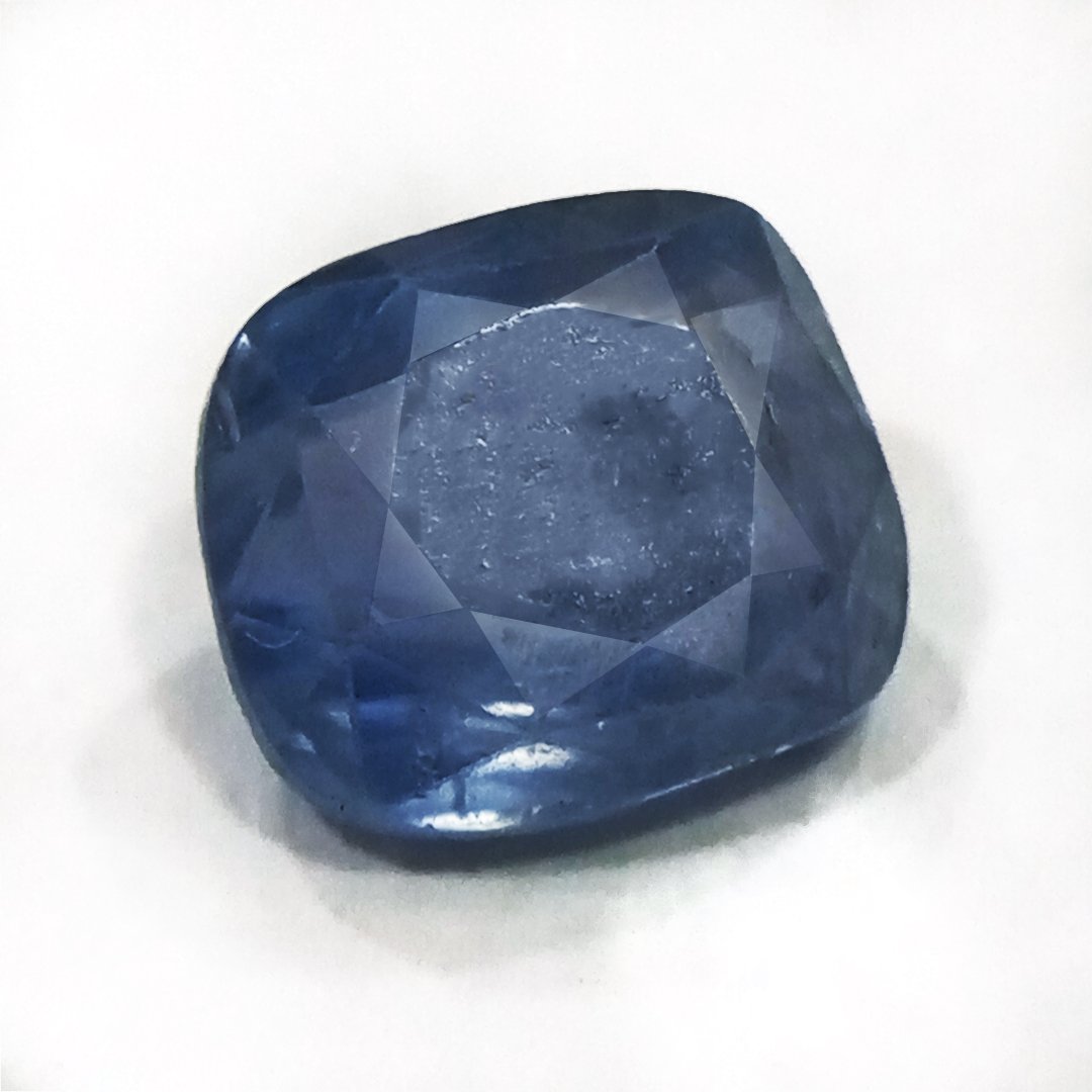 Exquisite Natural Blue Sapphire gemstone with deep blue hues, symbolizing wisdom, power, and prosperity.