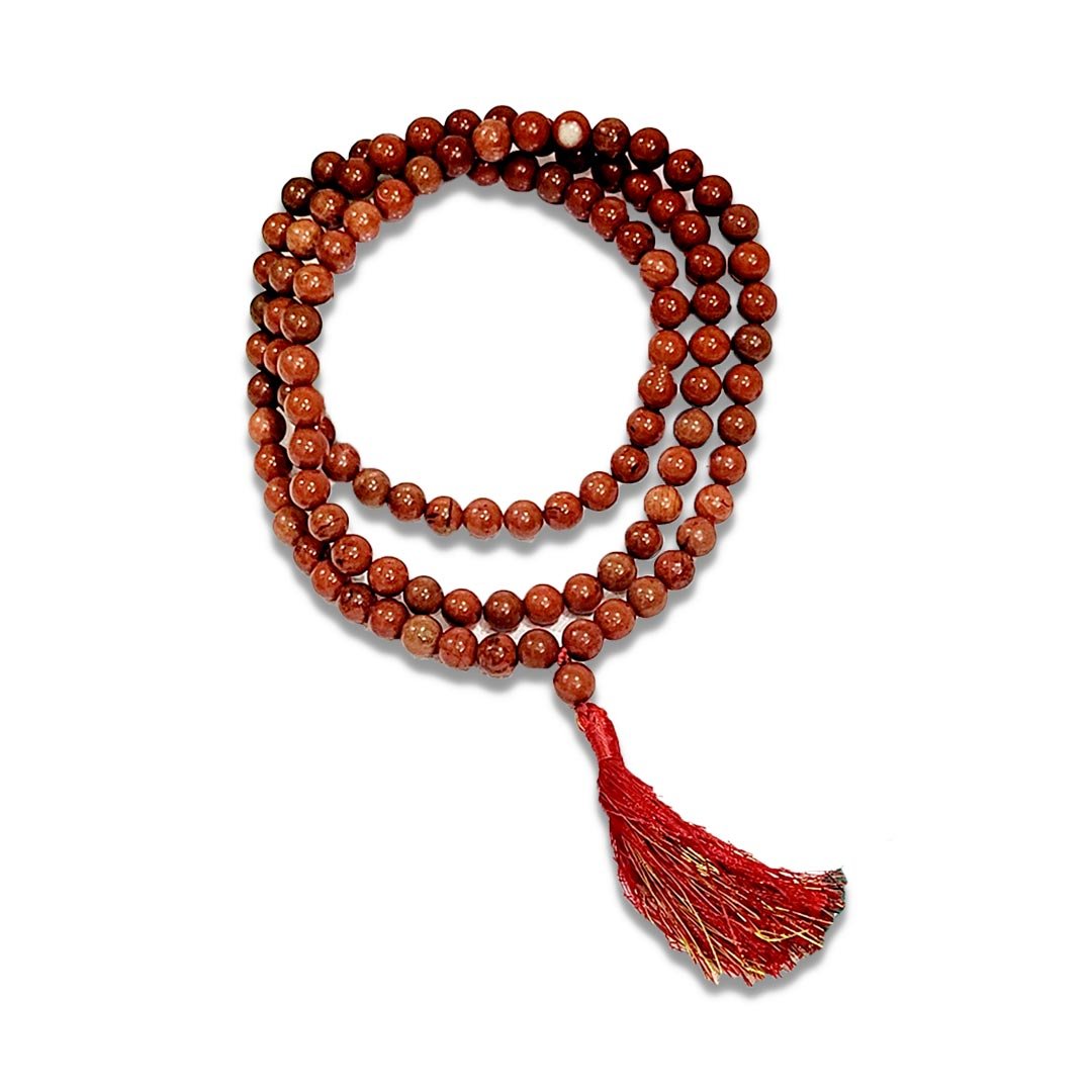 Red Jasper Gemstone Mala