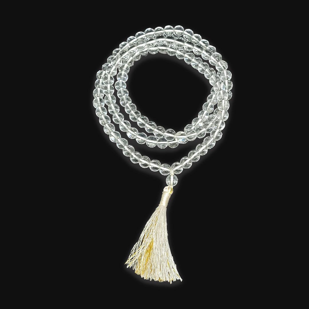 Sphatik (Crystal-Quartz) Gemstone Mala