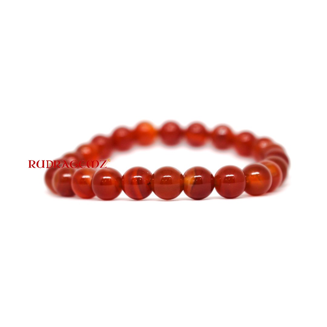 Carnelian Bracelet - 8mm