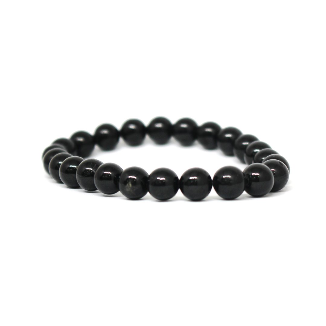 Black Obsidian Bracelet - 8mm - Image 3